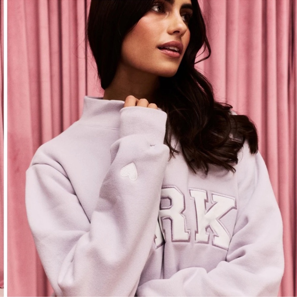 Parke Lavender Valentine’s Varsity Mockneck